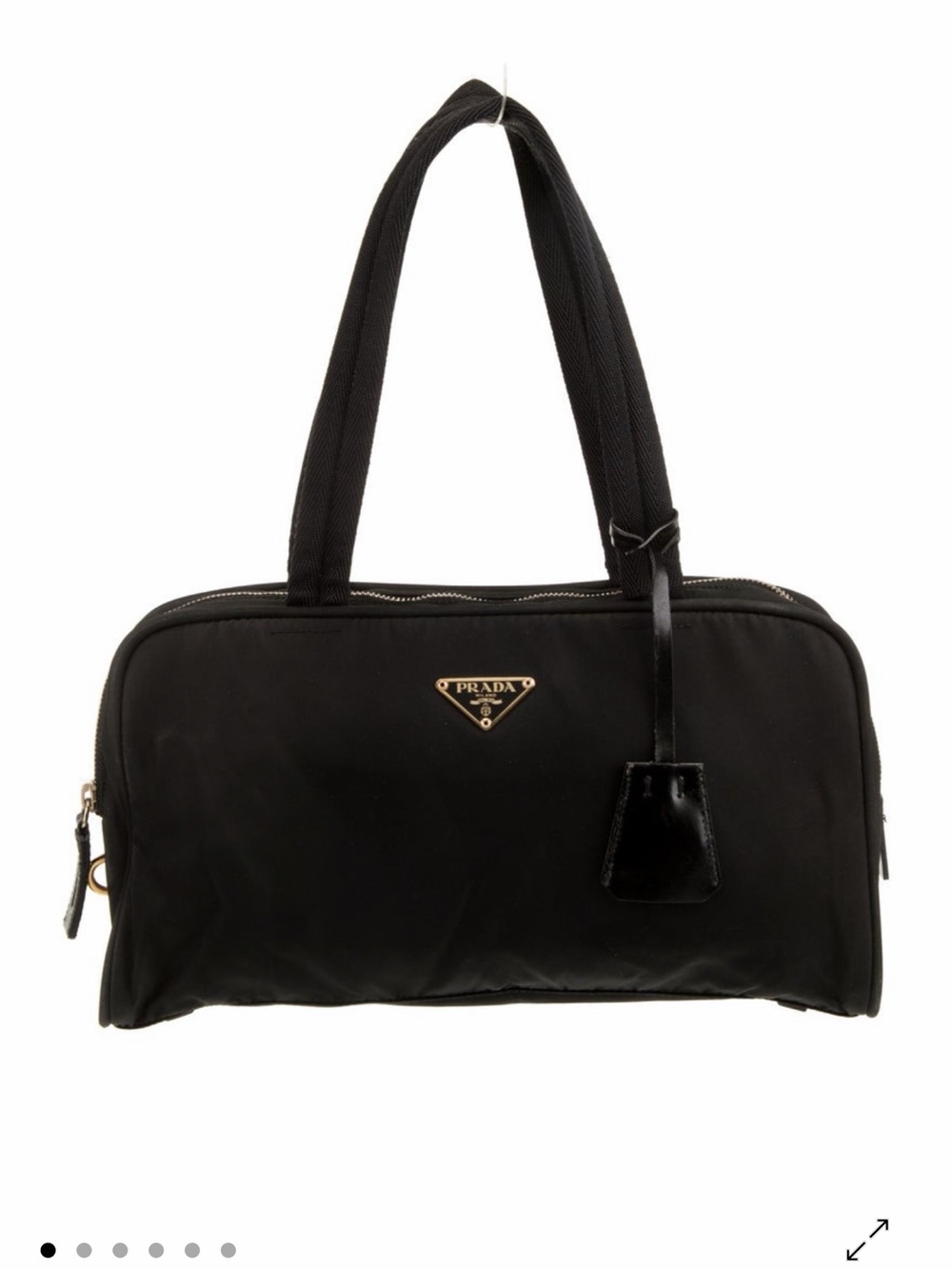 Prada Tessuto Black Shoulder Bag